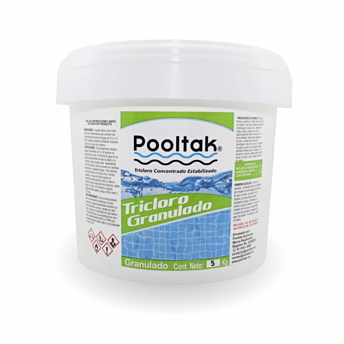 TRICLORO GRANDULADO POOLTAK 5KG