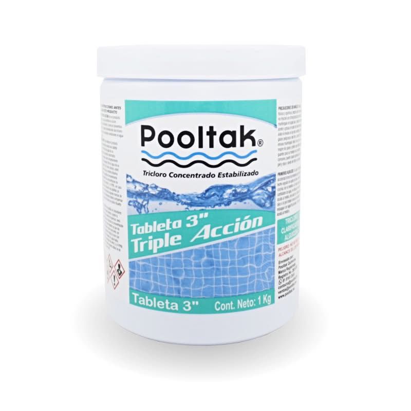 TABLETA TRIPLE ACCCION POOLTAK 1KG
