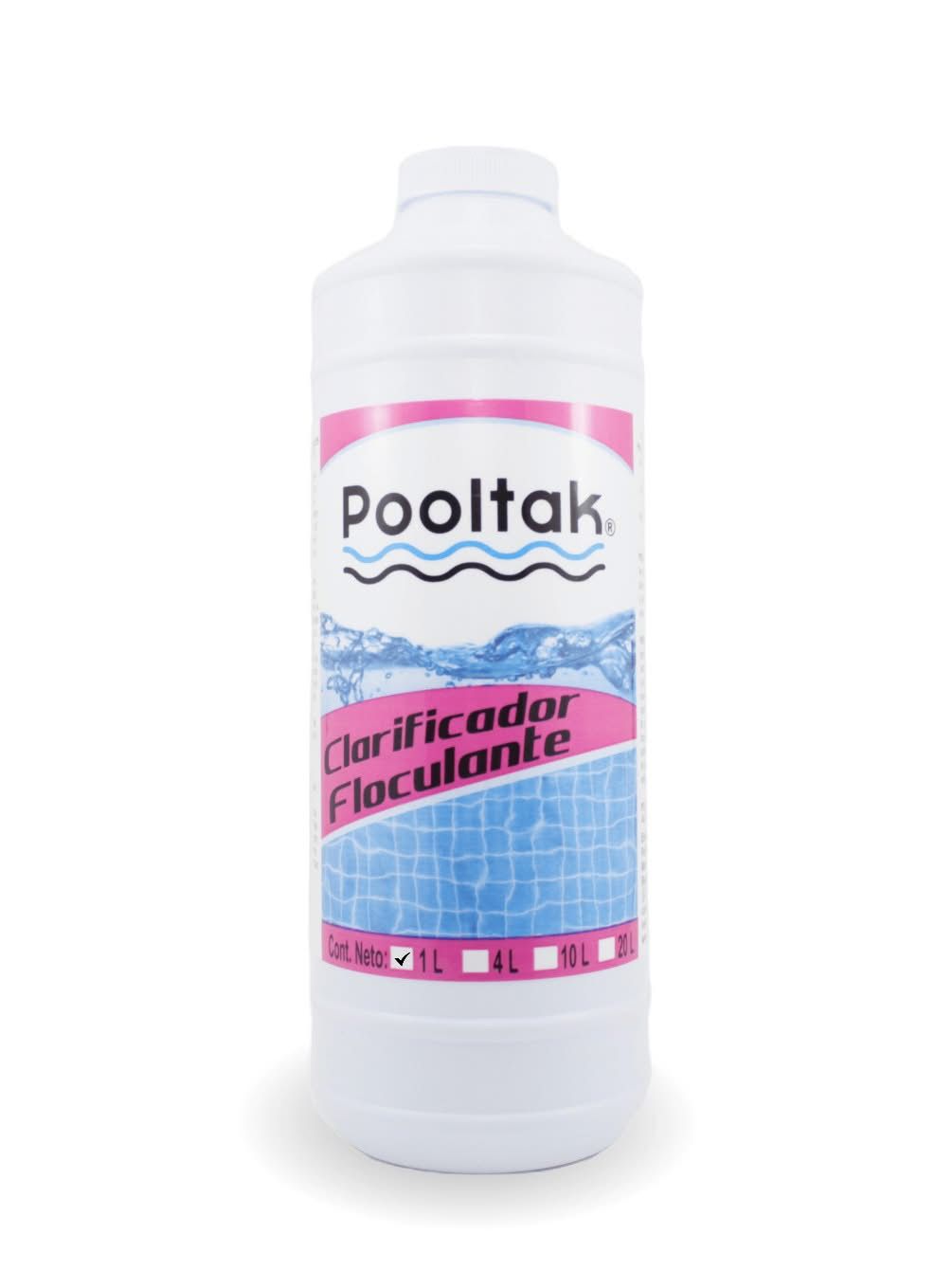 CLARIFICADOR FLOCULANTE POOLTAK 1L