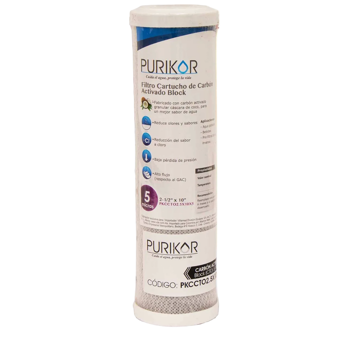 CARTUCHO FILTRO CARBON BLOCK (CTO)